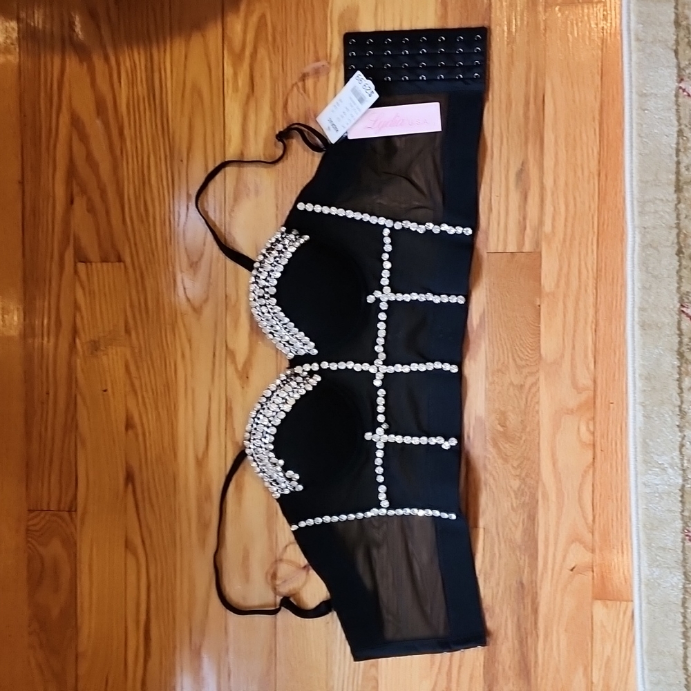 Black bustier